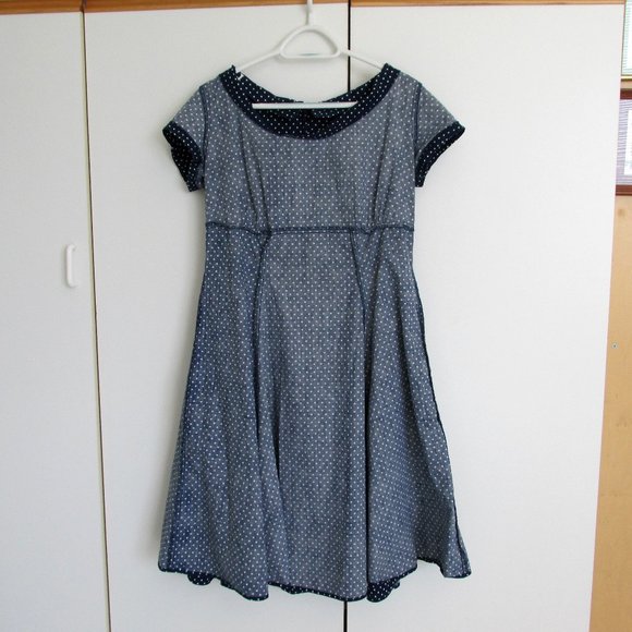 Heartbreaker Navy Blue "Beverly" 1950s-Style Dress - Picture 9 of 10